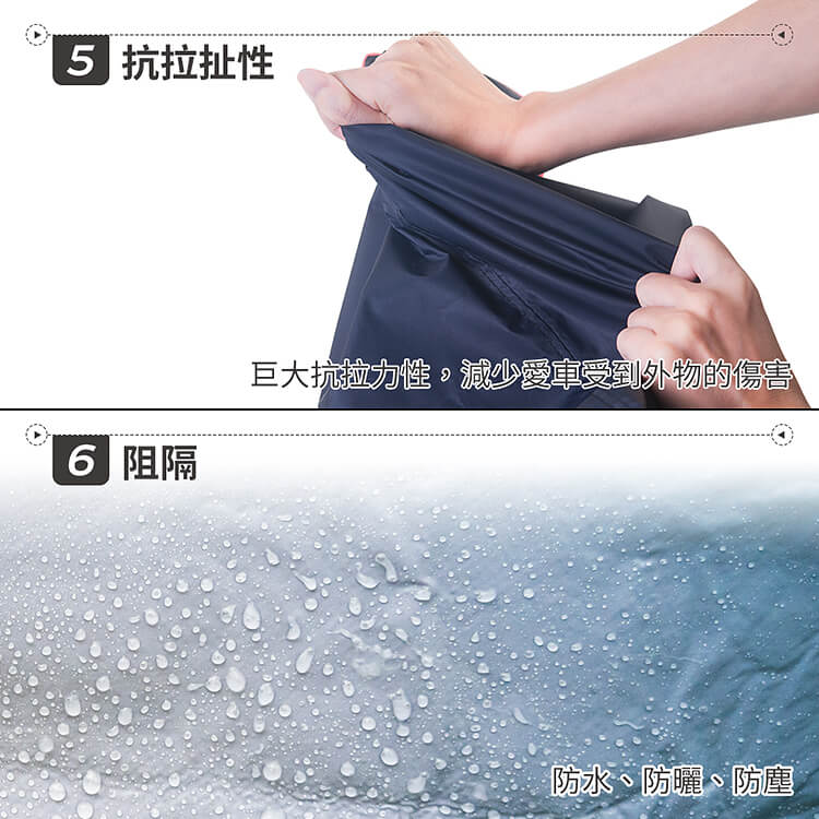 蓋方便 機車防水防曬龍頭罩(加長版) 7