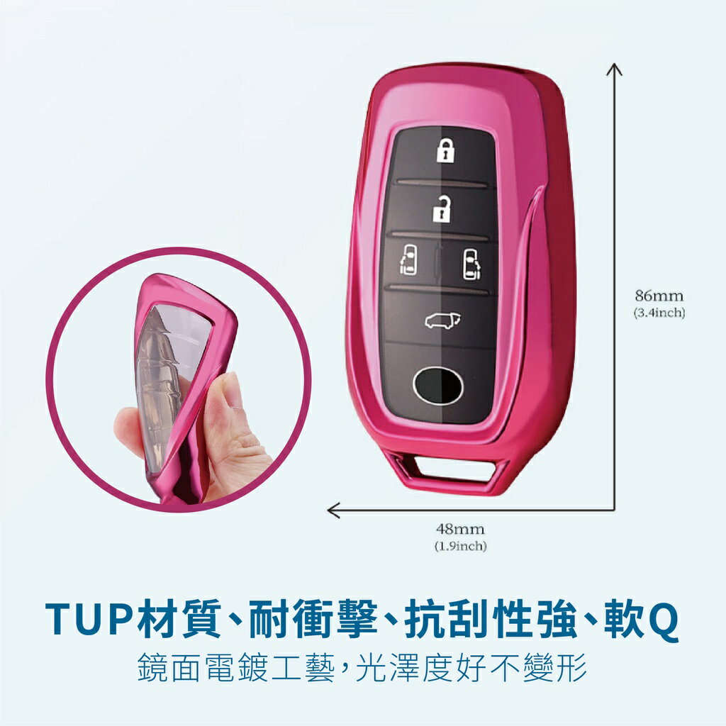 豐田Toyota 鑰匙套｜ALPHARD HV｜SIENNA｜GR_YARIS｜TPU鑰匙套【Carster】B 1