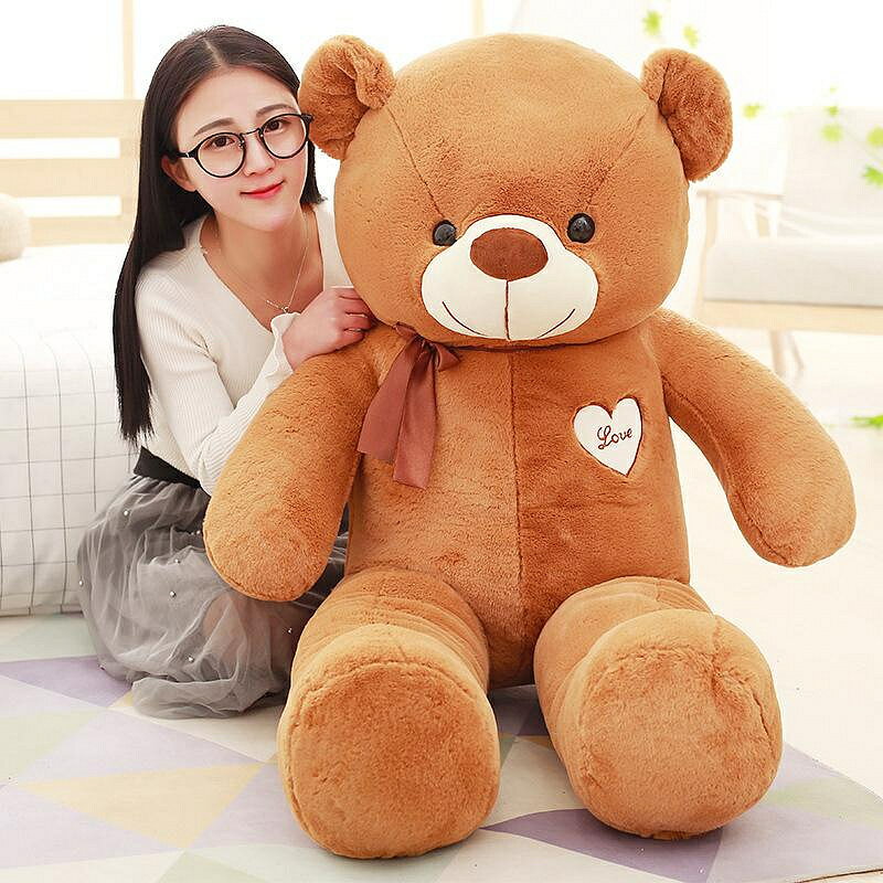 毛絨玩具大熊公仔愛心 泰迪熊 抱心女朋友生日禮物毛絨娃娃 玩偶/生日/情人/聖誕禮物/毛絨娃娃/抱枕娃娃