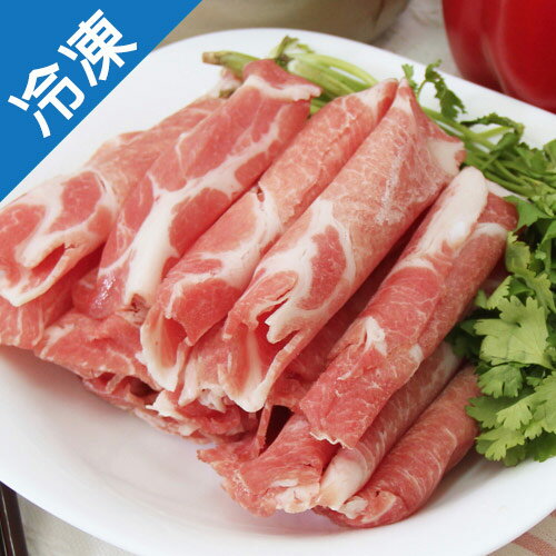 國產冷凍黑豬梅花肉片1KG/1盒【愛買冷凍】