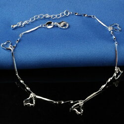 ★925純銀腳鍊銀飾-簡約流行獨特大方生日情人節禮物女飾品73go44【獨家進口】【米蘭精品】