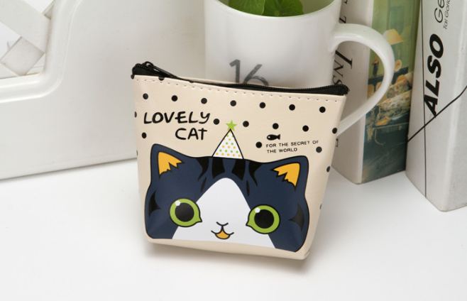 新款零錢包 韓版可愛萌貓 小錢包 迷你零錢包 矽膠鑰匙包 3