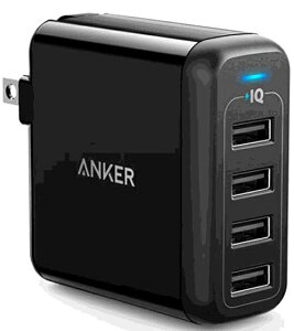 [2美國直購] Anker 40W 4 埠 USB 壁充,附折疊插頭