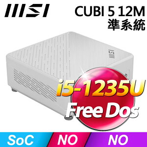 【hd數位3c】MSI CUBI 5 12M【044BTW】Intel i5-1235U (SSD.RAM.HDD.OS選購)/白色【下標前請先詢問 有無庫存】