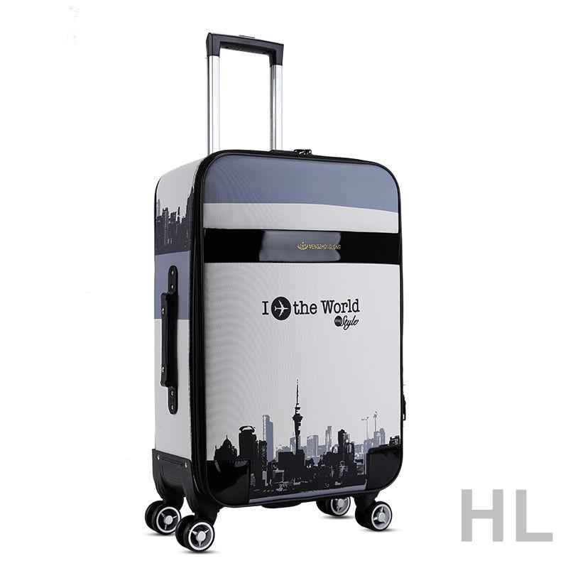 HL 行李箱男萬向輪結實耐用皮箱拉桿箱男28寸密碼箱超大容量旅行箱子