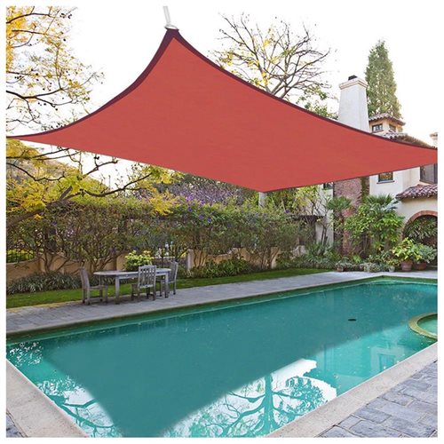 Yescom 18x18-Foot Square Sun Shade Sail