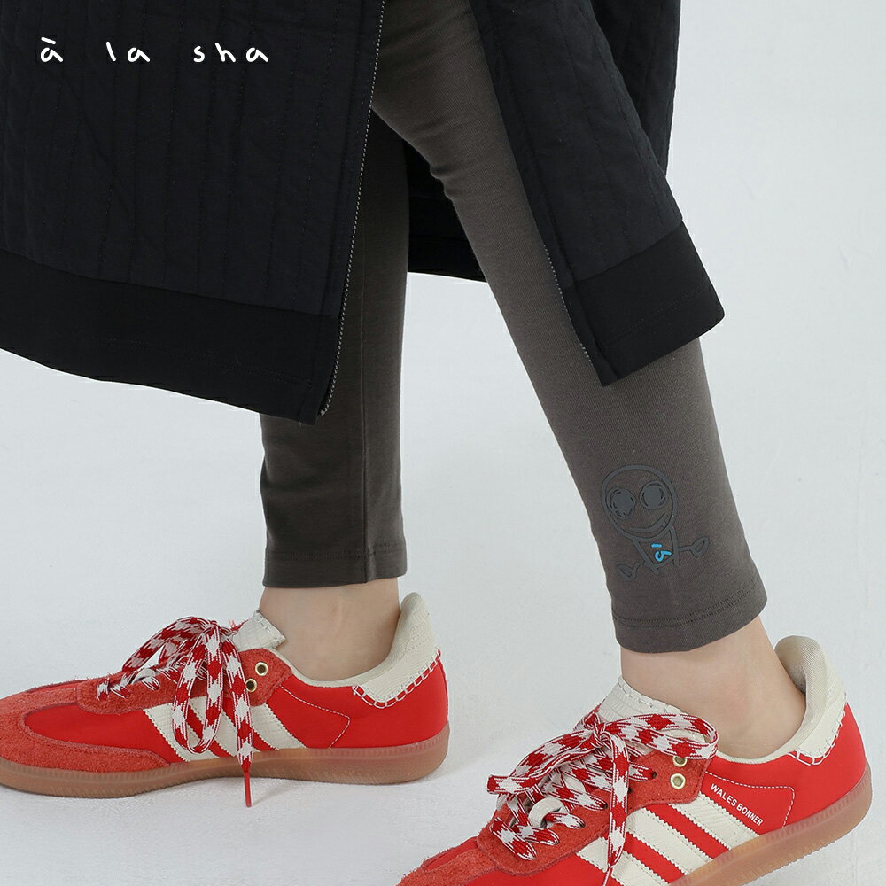 a la sha 阿福印花鬆緊帶內搭褲 a la sha 阿福印花鬆緊帶內搭褲