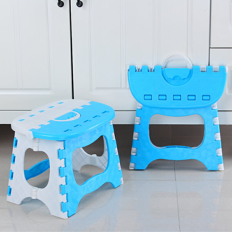 塑料折疊小凳子戶外便攜釣魚馬扎衛生間浴室兒童換鞋椅子家用板凳