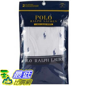 [COSCO代購 如果售完謹致歉意] Polo Ralph Lauren 男童純棉四角內褲二入 白/藍 / 紅/深藍 _W1025131