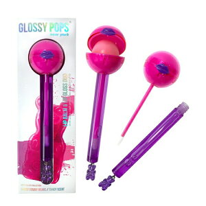 Glossy Pops 棒棒糖護唇膏唇蜜二合一 - 透明軟糖熊