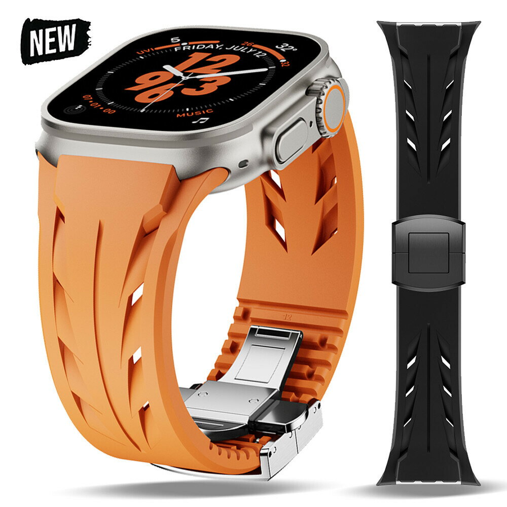 矽膠錶帶 可裁剪 一件式式 透氣 男女同款 Apple Watch 10 Ultra 21 49mm 45 46m