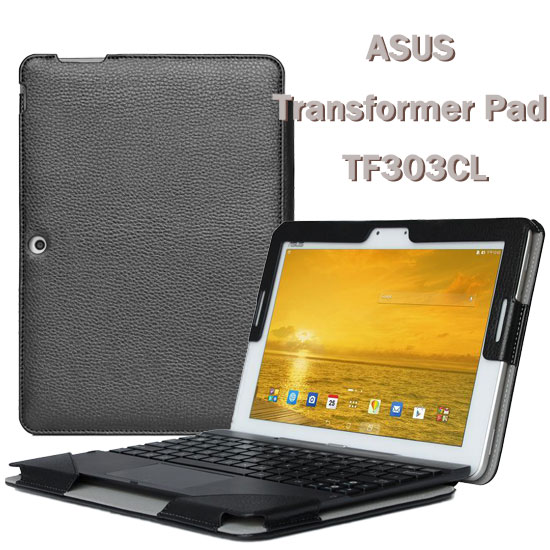 <br/><br/>  【全機+基座保護套】華碩 ASUS Transformer Pad TF303CL TF303 平板專用 K014 皮套/帶鍵盤套書本式保護套<br/><br/>