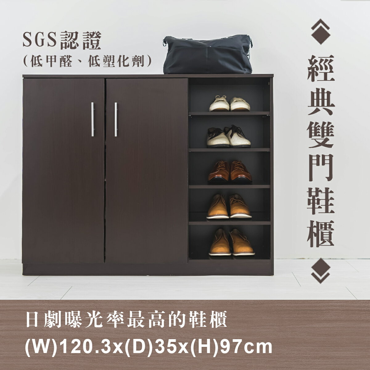 鞋架/鞋櫃/收納櫃  經典雙門鞋櫃  dayneeds