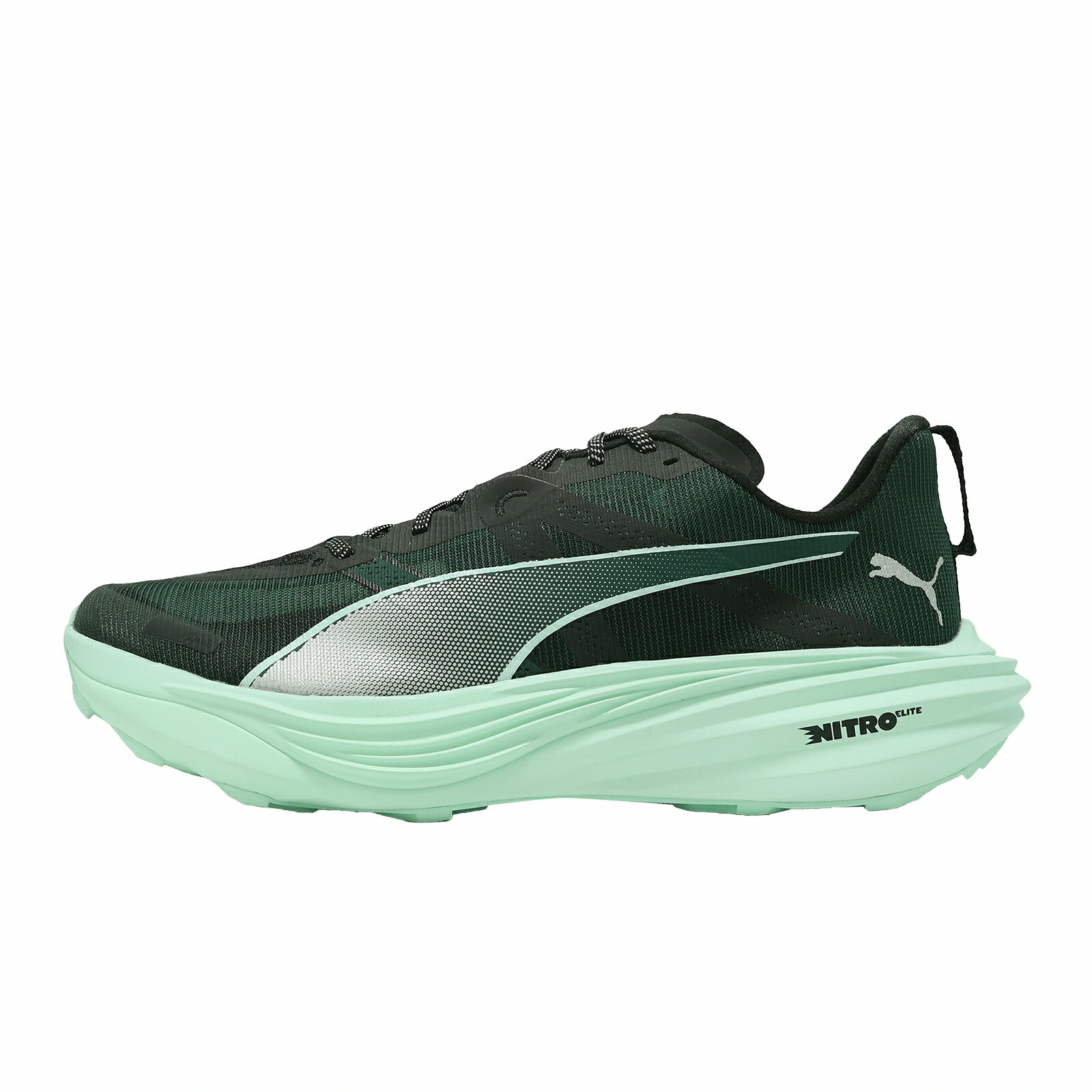 Puma 越野跑鞋 Deviate Nitro Elite Trail 男鞋 綠 碳板 310034-04