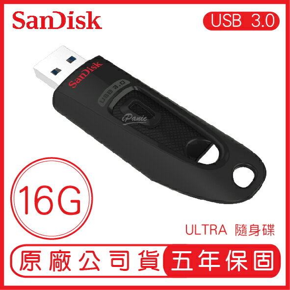 SANDISK 16G ULTRA CZ48 USB3.0 100 MB 隨身碟 展碁 公司貨 閃迪 16GB【APP下單最高22%點數回饋】