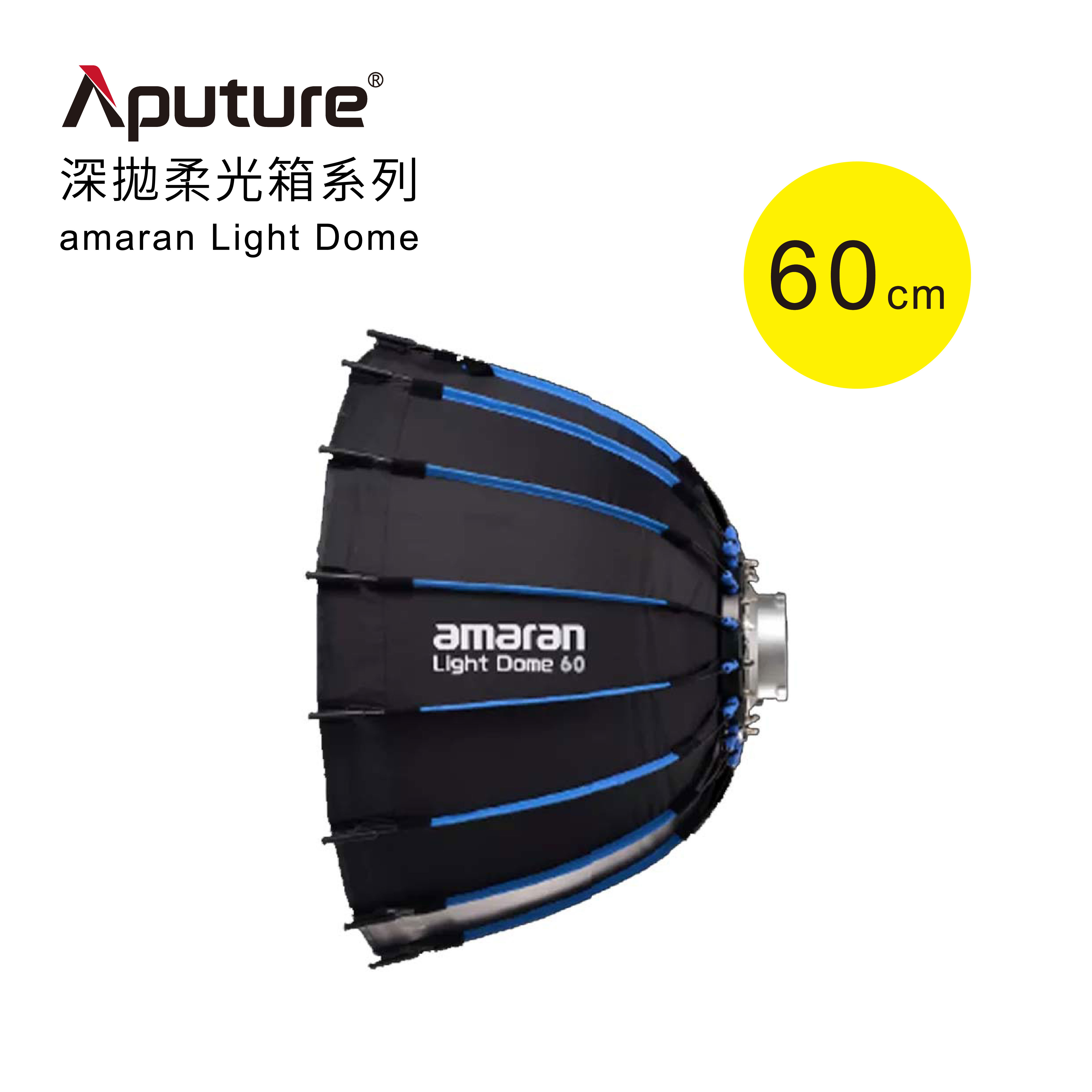 EC數位 Aputure 愛圖仕 Amaran Light Dome 60 Light Dome 90 快拆 深拋柔光罩 附網格