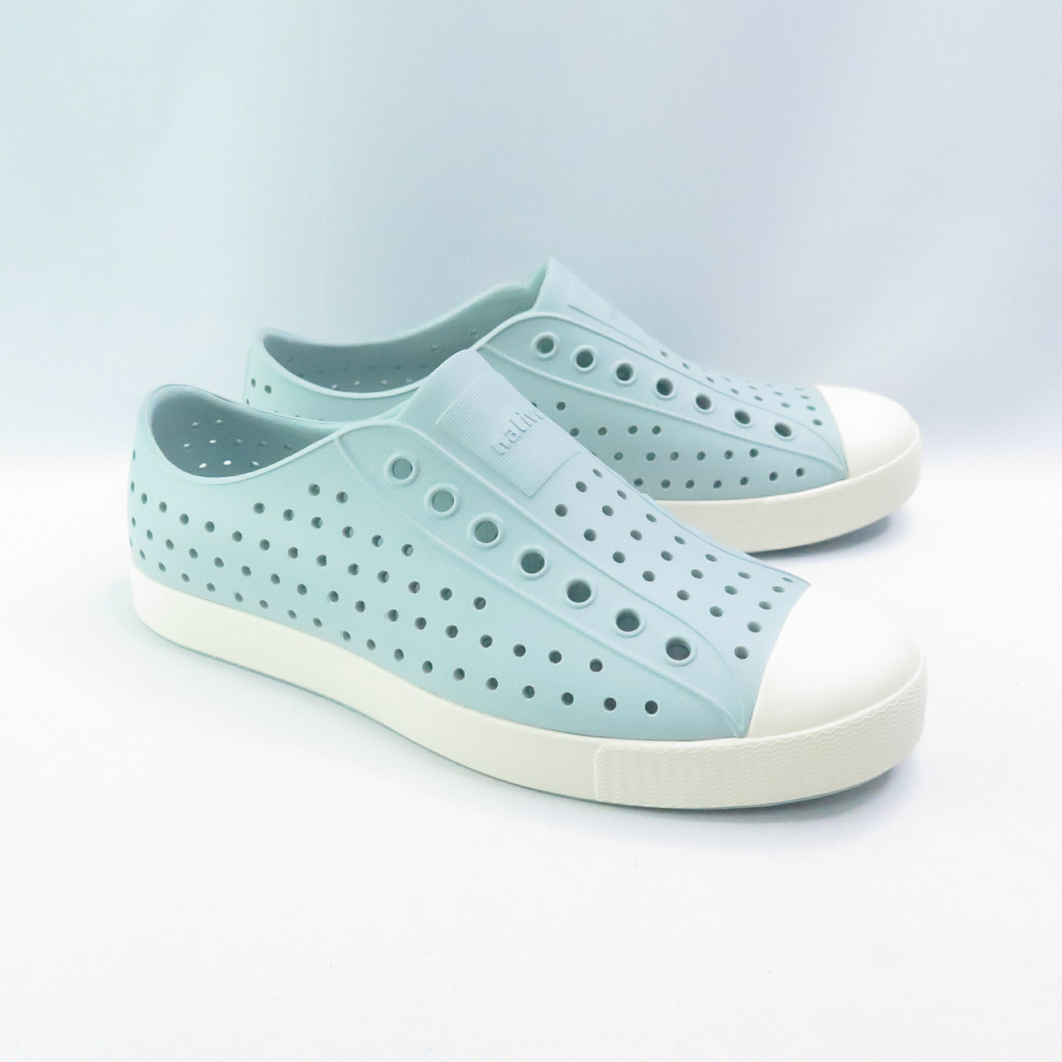 Native JEFFERSON 111115003031 男女款 洞洞鞋 清新藍【iSport愛運動】