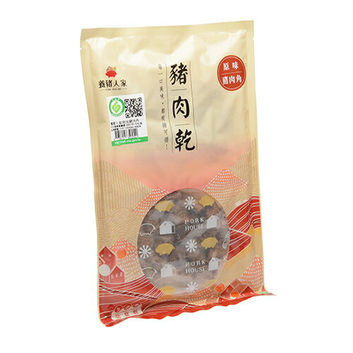 《古早味肉角(原味)》160g 【木粒煙燻 PelletSmoker】｜【養豬人家】 1