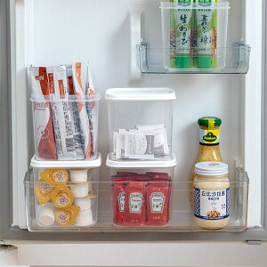 全新 冰箱側門收納盒 冰箱 冷凍 冷藏 盒子 廚房 食品 食物保鮮 收納 整理盒 冰箱收納 批發