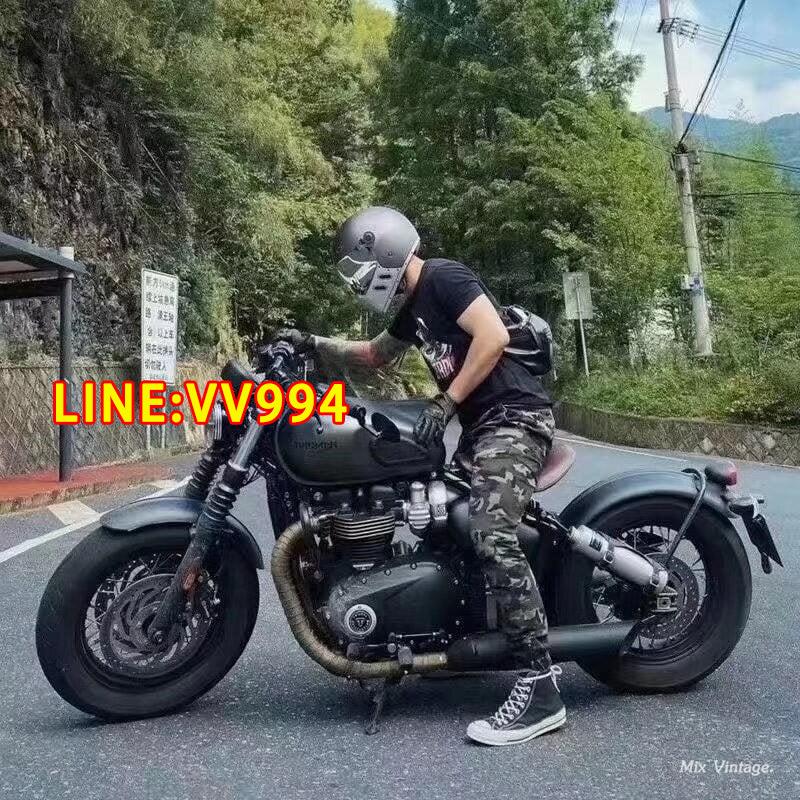 [好物上新]機車哈雷48 1200 AB零博格凱旋bobber摩托車備用油壺鋁合金油瓶