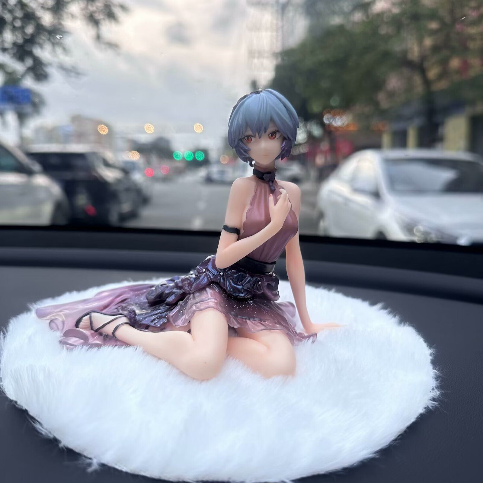 EVA 福音戰士 劇場版 綾波麗 坐姿 周邊 動漫手辦模型 擺件