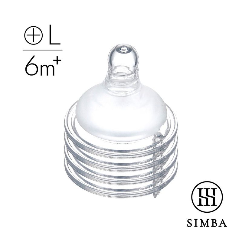 小獅王辛巴Simba 超柔防脹氣寬口十字奶嘴4入(S/M/L/XL)★衛立兒生活館★ 4