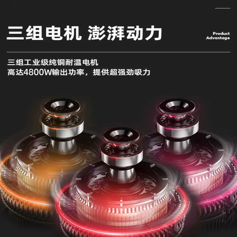 【詢價有驚喜】工業吸塵器工廠車間粉塵地毯洗車大吸力商用吸塵吸水機大功率 4