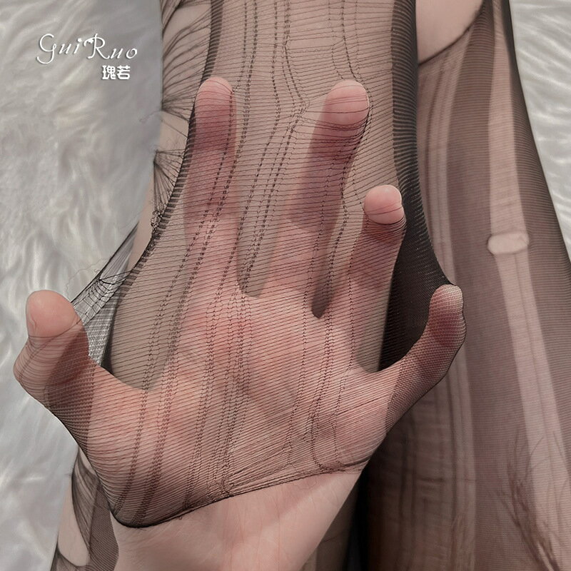 快速出貨 公司貨 新款情趣內衣女絲襪超薄任意撕破洞性感透視誘惑美腿襪代發w7