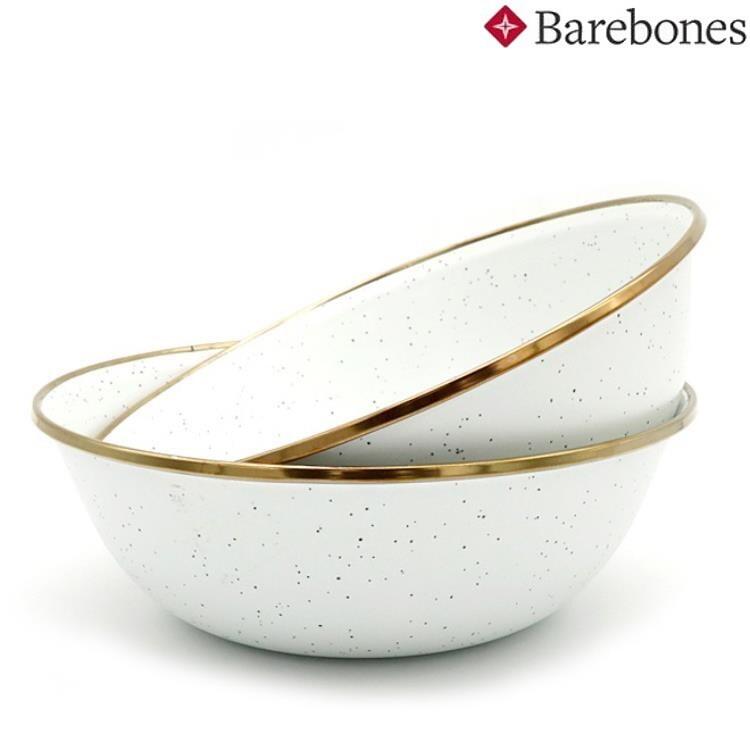Barebones Enamel Bowl Set 琺瑯碗兩入組 CKW-390 蛋殼白