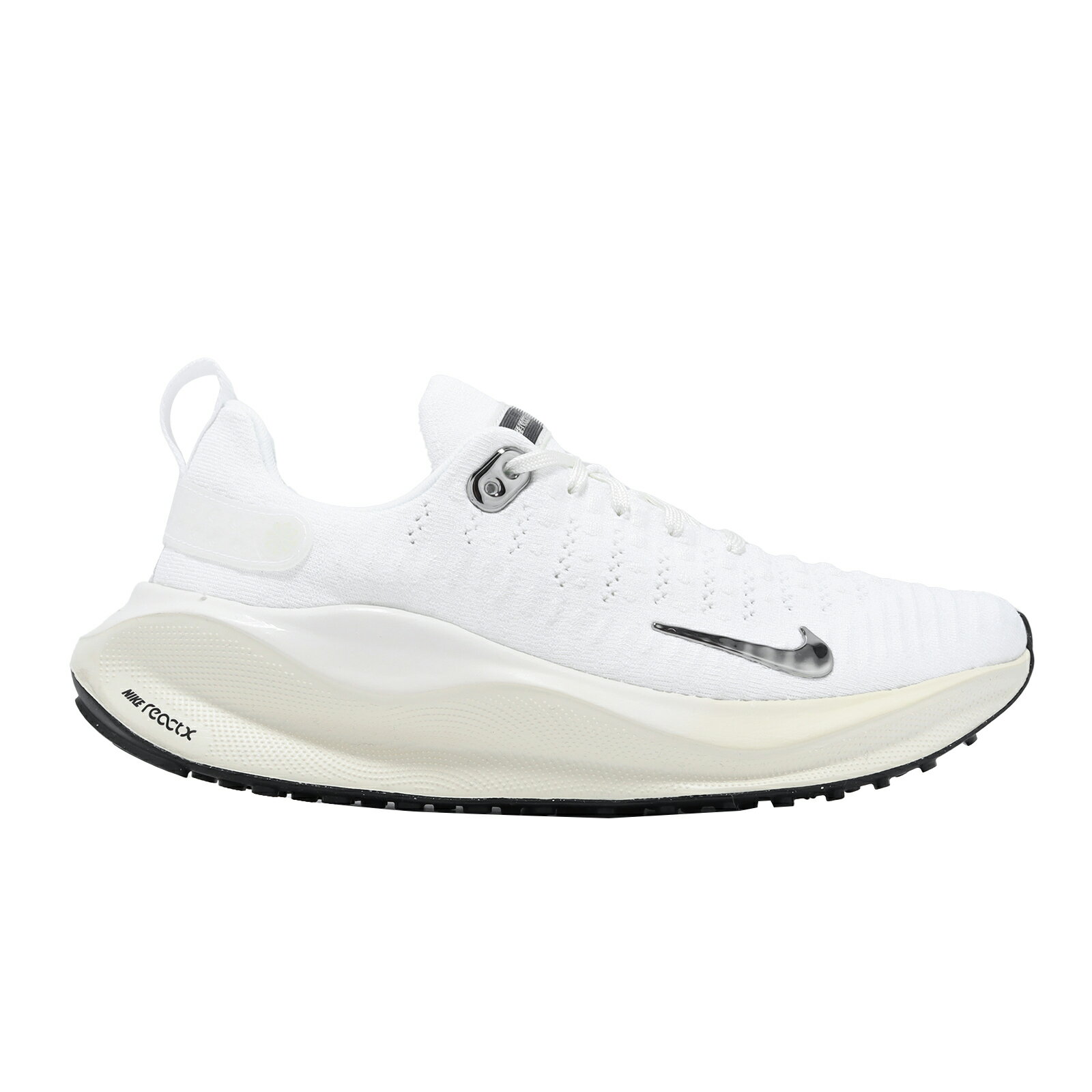 Nike 慢跑鞋 Wmns ReactX Infinity Run 4 女鞋 白 銀 透氣 緩震 路跑 運動鞋 DR2670-104 4