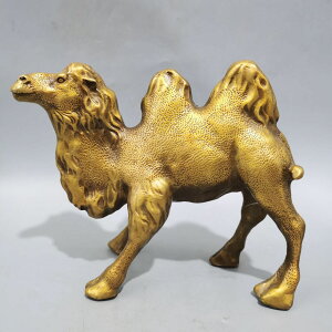 仿古純銅大號雙峰駱駝擺件風水銅器家用室內裝飾工藝禮品雜項擺件