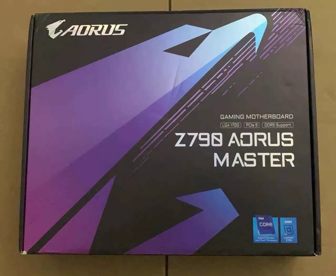 技嘉Z790 AORUS MASTER 主機板 箱說齊全 現貨 電腦組裝 電競主機板 支援13代CPU 超頻神器