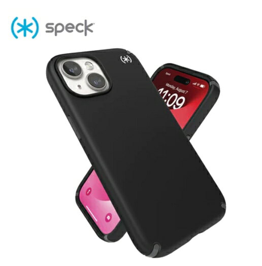J~ Speck iPhone 15 /14 6.1" Presidio2 Pro柔觸感防摔殼-黑色