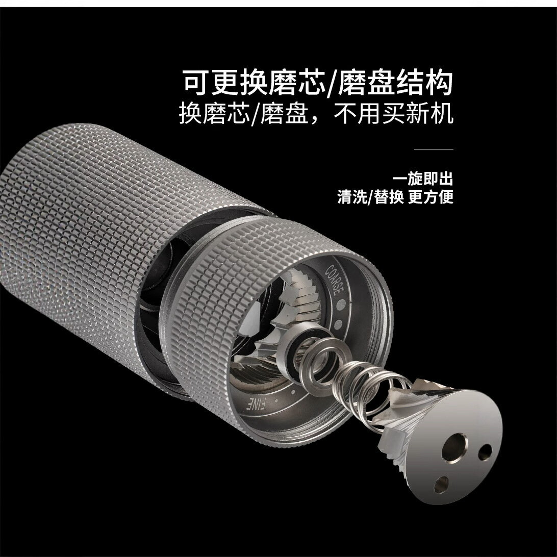 磨豆機研磨咖啡機三軸承手沖意式手動SUS420鋼磨芯鑽石升級2.0E18