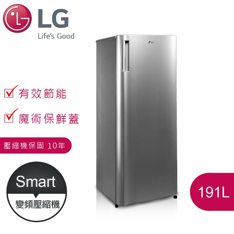 <br/><br/>  【LG樂金】Smart 191L 變頻單門冰箱 (GN-Y200PS)<br/><br/>