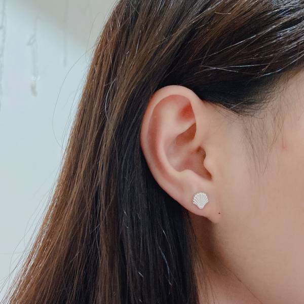現貨專區｜純銀｜貝殼純銀耳環(hdess49)｜送禮精選店家★Reyna jewelry 女王飾品