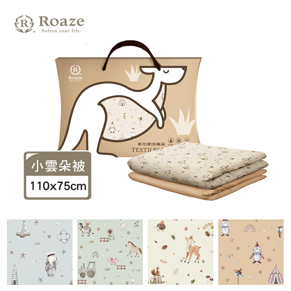 【Roaze 柔仕】雙面雲朵涼被(小) -四款 (下單送濕巾)