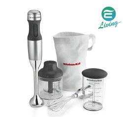 【代購】KitchenAid KHB2351CU 3速手持式攪拌器 附配件 銀色 #24050