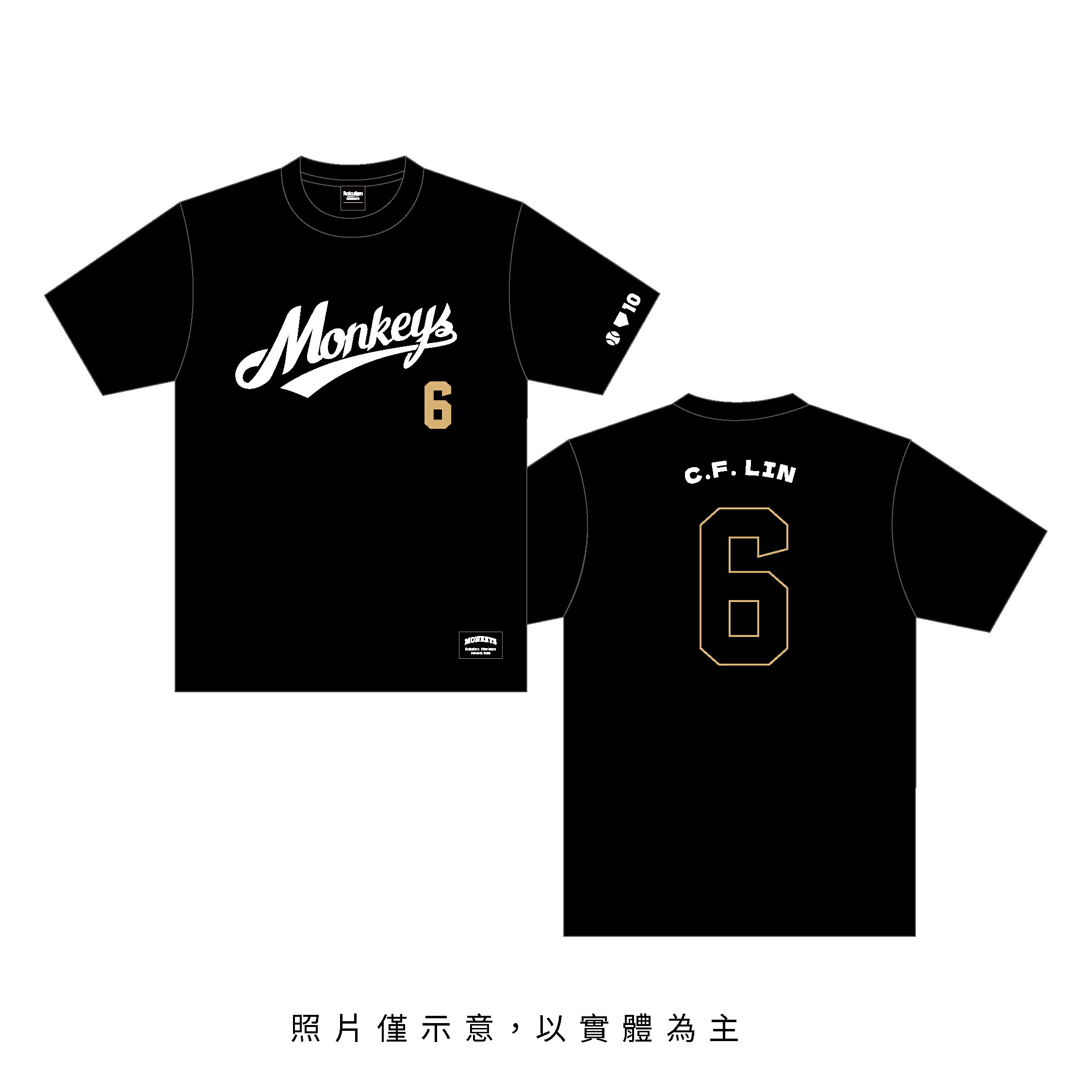 黑曜金背號T #6林承飛 0