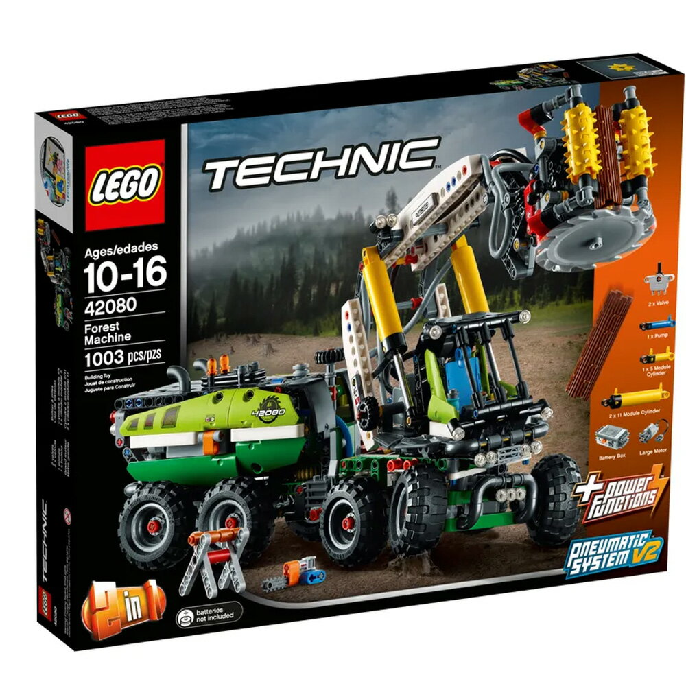 LEGO 樂高 TECHNIC 科技系列 Forest Machine 伐木機械車 42080