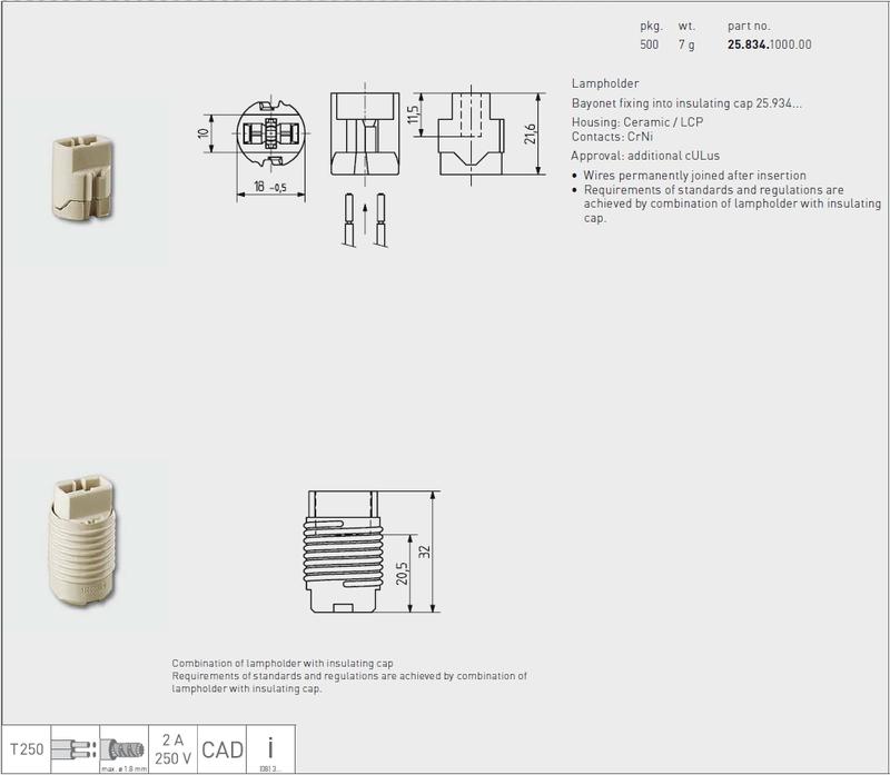 BJB 燈頭 G9 燈座 陶瓷燈座 3