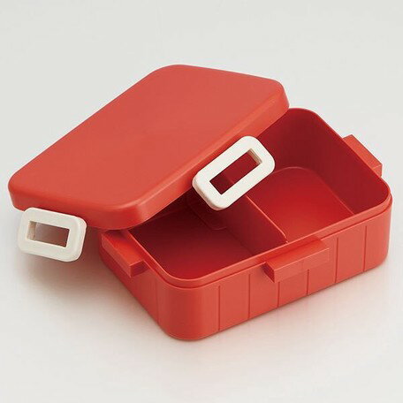 日本 🇯🇵 Skater  復古法式 抗菌 4 點樂扣便當盒 野餐盒 保鮮盒容量 650ml【領券滿800折50】12/31止 3