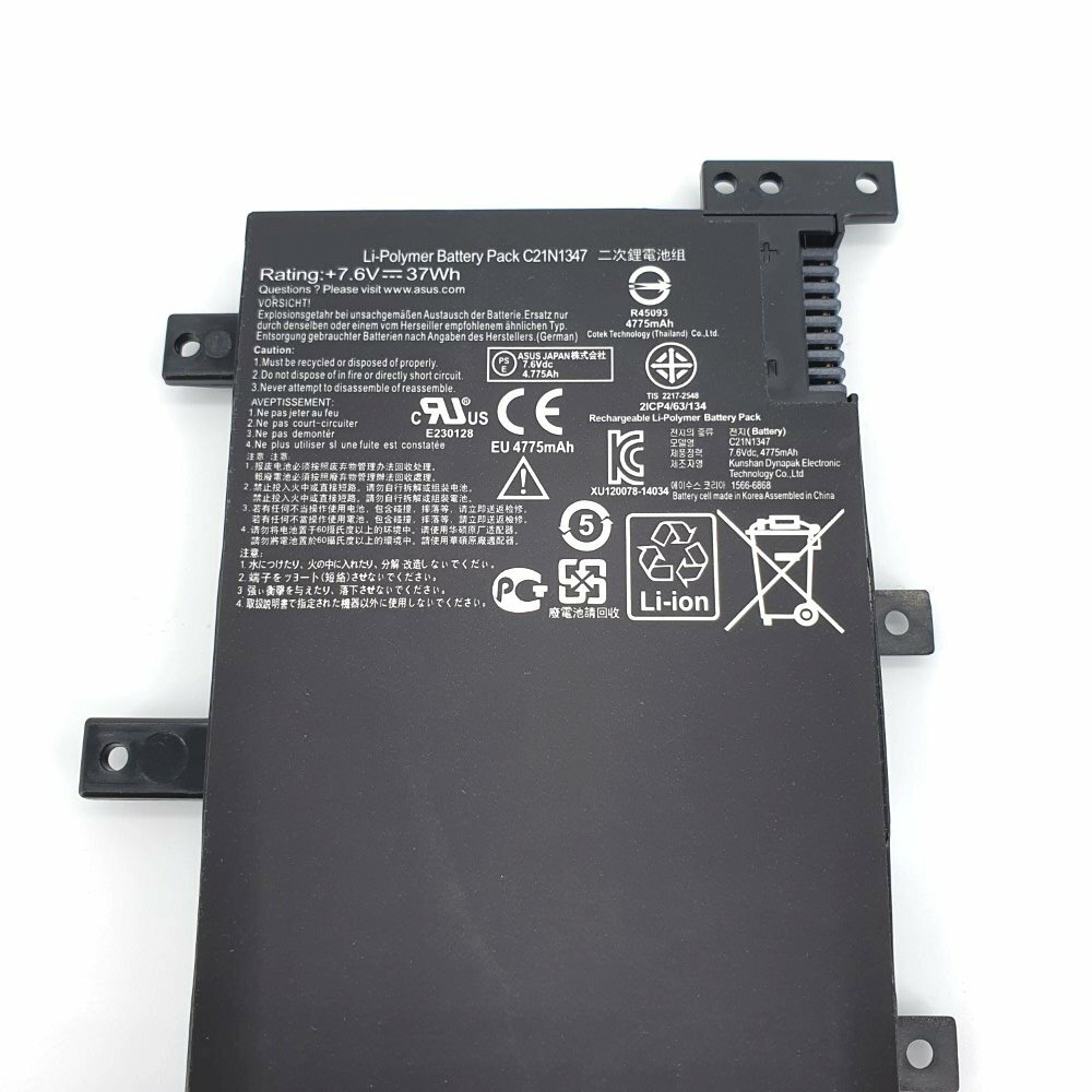 華碩 ASUS C21N1347 C2INI347 電池 X554LJ X554LN X554LP X554SJ X554UA X554UB ...