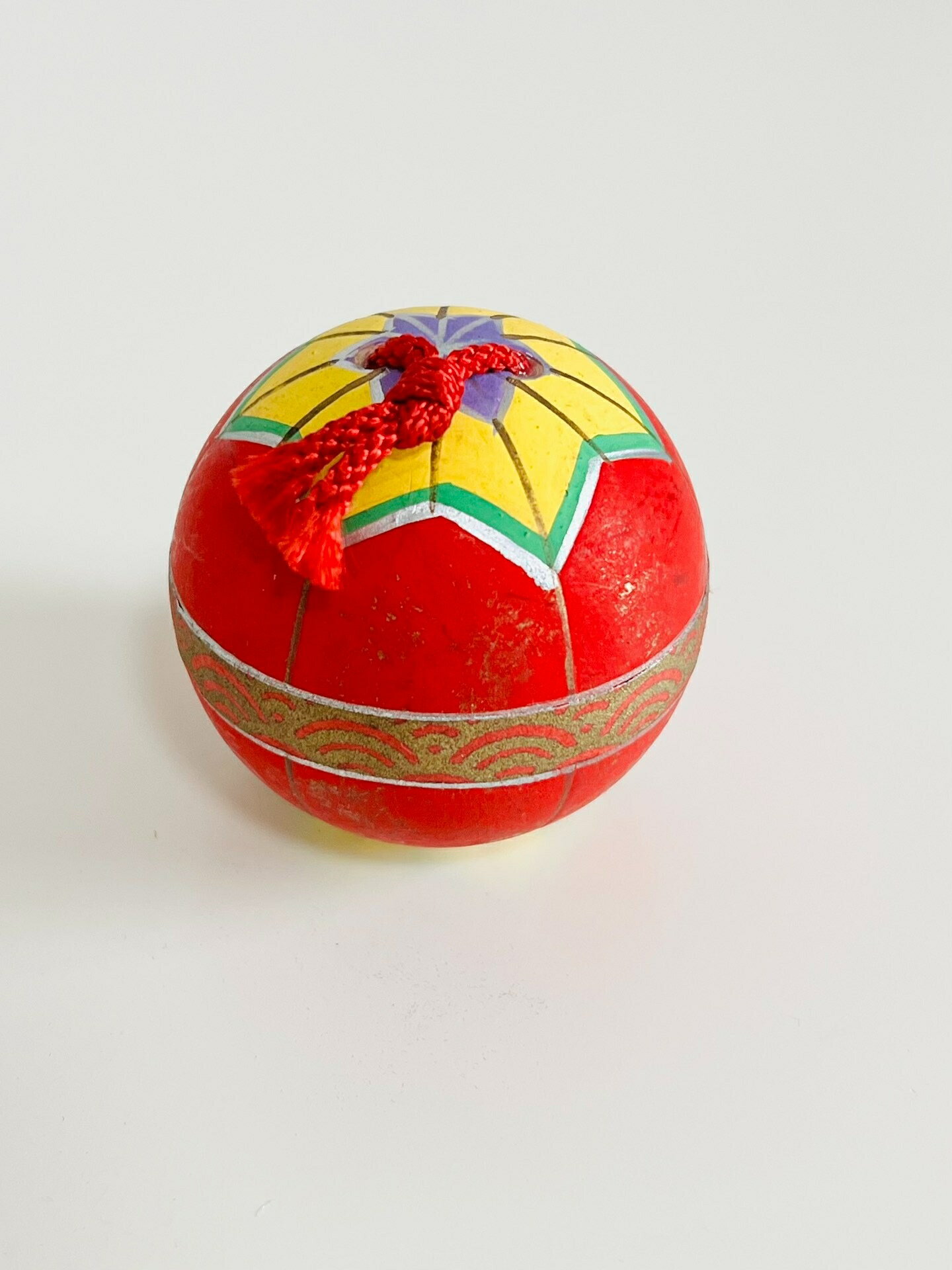 日本昭和 民蕓 開運繡球造型土鈴鐺置物擺飾