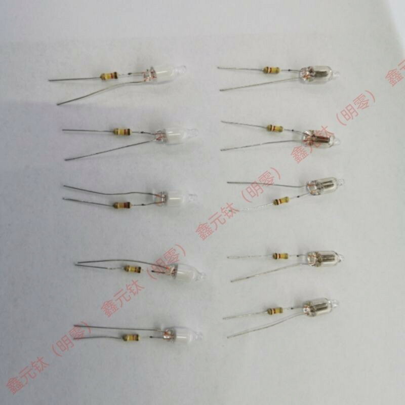【設計復古】鎢絲燈泡 110V 220V 尖頭氛燈 LED指示燈 經典款 專業級照明 高亮燈泡