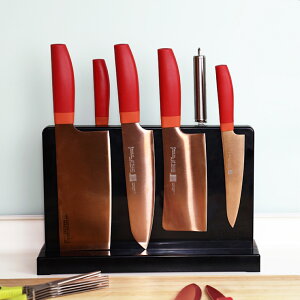 北歐磁性刀架刀具座置物創意廚房用品吸鐵石磁力收納臺式放菜架子