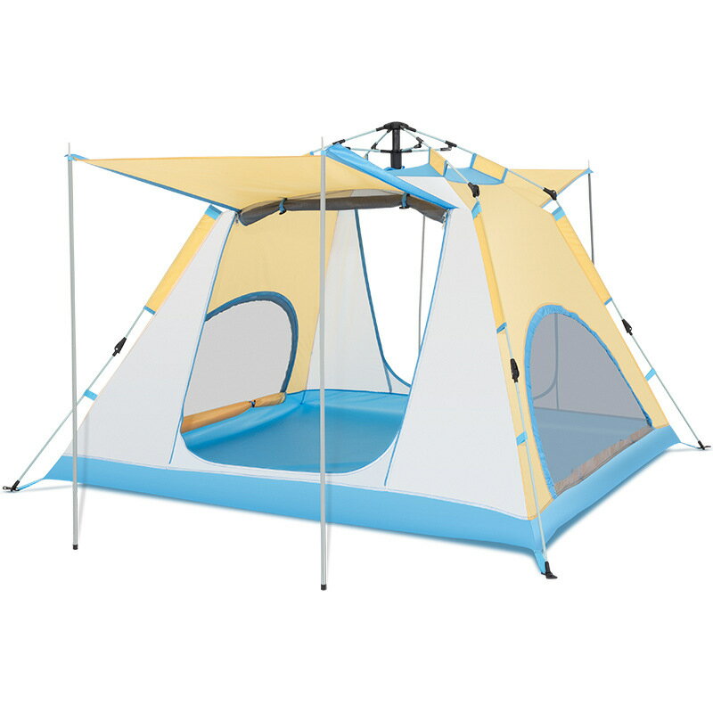 帳篷戶外全自動野營加厚兒童露營野外防雨郊游雙人室內3-4人2裝備