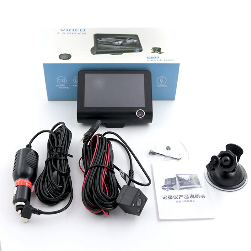 4寸3攝像頭3 dvr3錄三錄高清夜視1080p前後車載倒車影像DVR批發 小山好物嚴選 | 小山好物嚴選直營店 | 樂天市場Rakuten