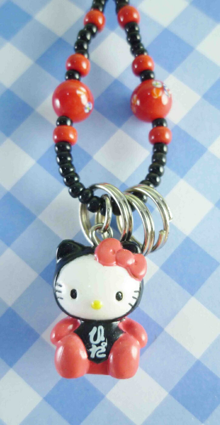 【震撼精品百貨】Hello Kitty 凱蒂貓 限定版手機吊飾-高山(多珠) 震撼日式精品百貨