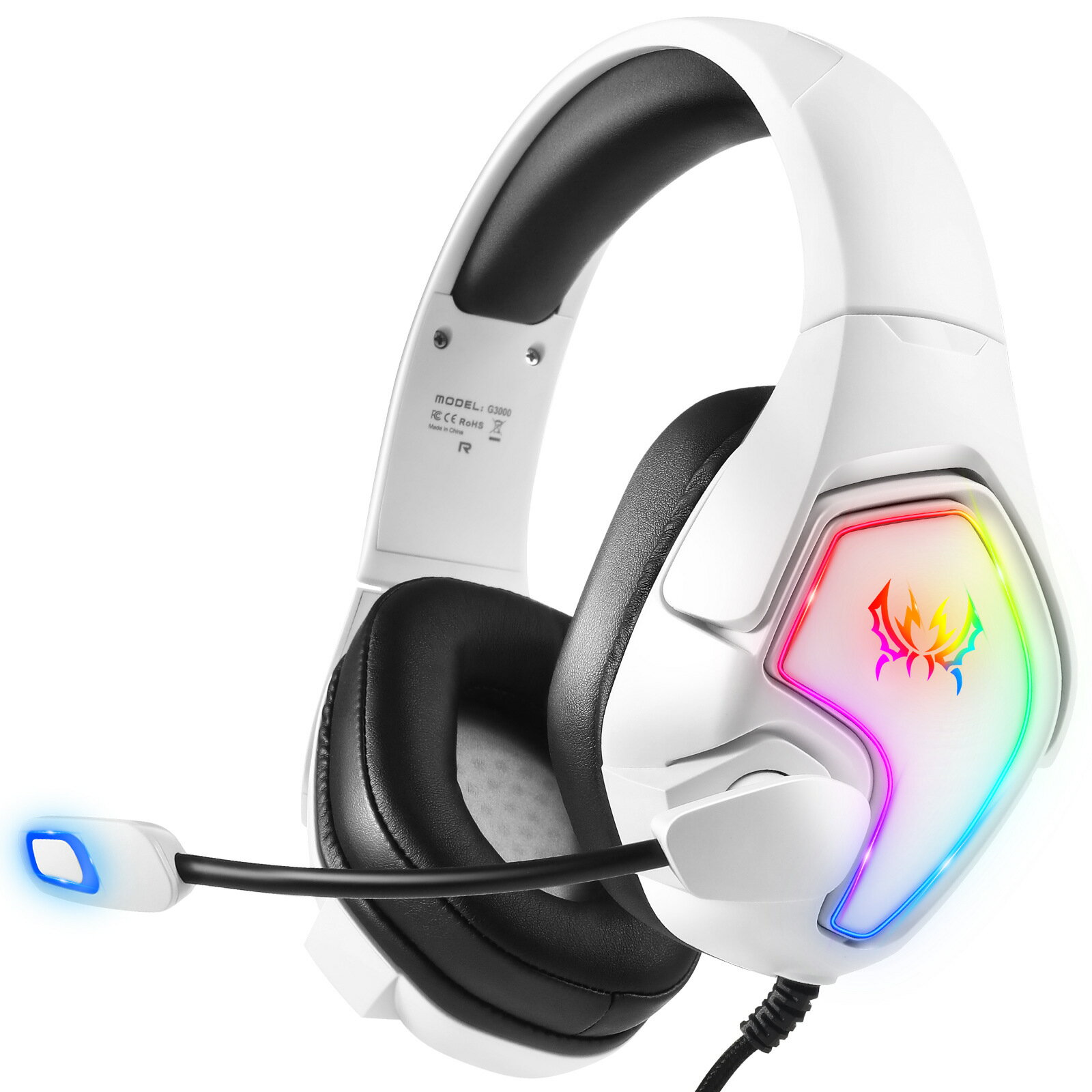 KOTION EACH因卓G3000頭戴式耳機有線電腦發光PS4遊戲耳機耳麥